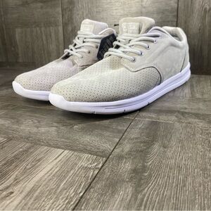 Travis Mathew Cuater Golf Shoes Gray Knit Suede Sneaker Sizes 10.5/11.5**see des